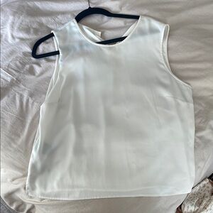Elegant White Sleeveless Top